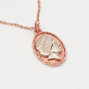 오팔하우스 14k 엘리쟈베스 코인 콤비 목걸이 OPDLN3626