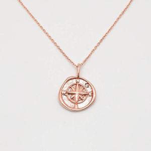 오팔하우스 14k 나침반 코인 펜던트 OPDLP2028-3