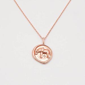 오팔하우스 14k 코끼리 코인 펜던트 OPDLP2028-11