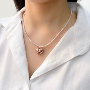 오팔하우스 14k 볼드한 통통하트 펜던트 OPKYP0062