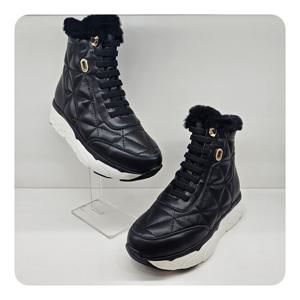 [탠디]미셸by탠디 여성 3cm 통굽 경량방한 털부츠 WX24517-BK_KG