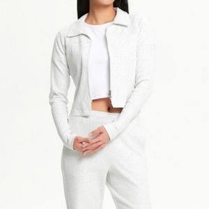 M 뉴발란스후드집업 TQK NBMDF2W312-AC WOMEN 소프트 골지 카라 투웨이 집업 (SLIM FIT)