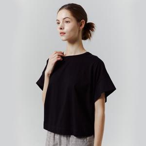 샵앤) 여성 라운드넥 무지 오버핏 반팔 티셔츠 CL-WTS0293