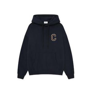 M 커버낫후드티 CQK CO2403HD01-NA C 로고 후디 네이비