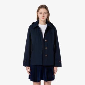 라코스테 공식 여성 뉴 후드 트렌치 BF523E-55G 166