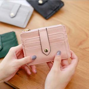 키밍 여성 카드지갑 휴대용 신분증 케이스 홀더 심플