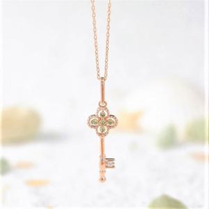 [GB] 페리도트 열쇠 비쥬참 10K 펜던트 LPT20030T