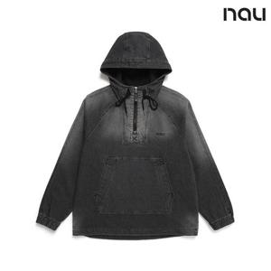 나우  (1NUJKW3907_BK) U 데님그라데이션아노락 BLACK