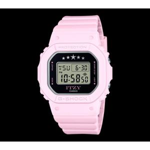 [지샥]GMD-S5610IT-4BDR JJ 한정판 ITZY 콜라보 베이비핑크 스퀘어 방수시계