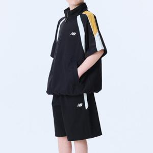 뉴발란스키즈트레이닝세트 PQC NK9YF2112U-19 우븐 반팔 아노락 셋업