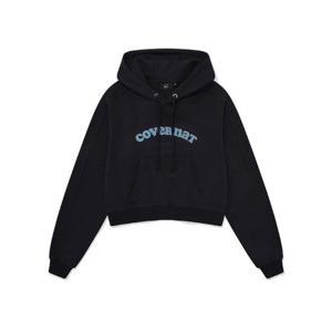 커버낫후드티 CQK CO2403HD70-NA 우먼 쿠퍼 로고 후디 Navy
