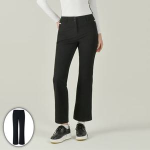 [헤지스골프] 여성 세미부츠컷 밴드 팬츠 블랙 (HWPA5D716BK)