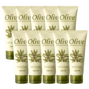 과일나라 올리브 인텐시브 핸드크림 100ml 6개 고보습 대용량