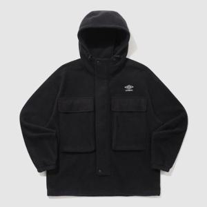 엄브로후드티 LQC UP421CHDN1-BLK 마이크로플리스 후드 아노락 / BLACK