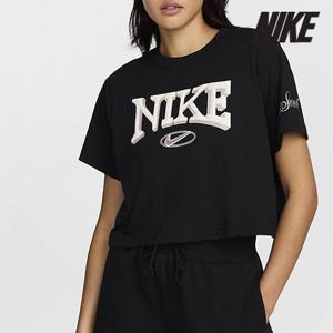 [나이키] 여성용 반팔티 /W3- FZ2856-010 / 우먼스 스포츠웨어 루즈 반팔 크롭 티셔츠