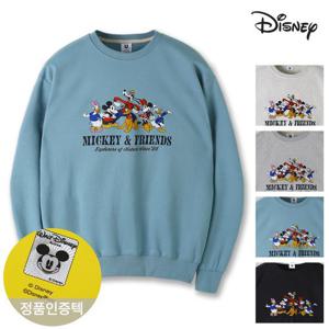 [원플]디즈니 남여공용 미키와 프렌드 프린팅 맨투맨(MIM003)