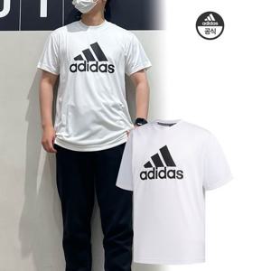 [아디다스] 라스트사이즈 2XL(110) 기능성 반팔 라운드 티셔츠 / 로고티-FM5370