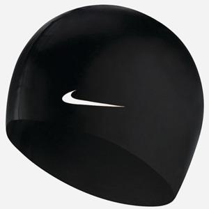 나이키스윔 93060-011 솔리드 실리콘 캡 블랙 화이트 - 남녀공용 수모