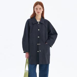 [올리브데올리브]싱글 하프 트렌치 코트 (OH5XR183)