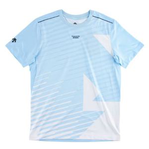 [데상트] 레귤러핏 스피릿 그래픽 반팔티 SP321TTS72 SKY