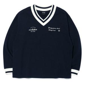 리트머스 HC12 에디션 브이넥  맨투맨 티 LO1TF051-067