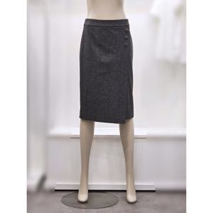 [프렐린]RST243020 언발란스 밑단 H라인 정장 스커트