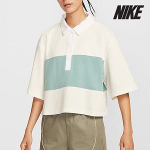 [나이키] 여성용 반팔티 /W3- IB2154-133 / 우먼스 스포츠웨어 오버사이즈 반팔 폴로 탑