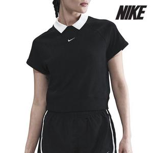 [나이키] 여성용 반팔티 /W3- HM6971-010 / 우먼스 스포츠웨어 칠 테리 반팔 프렌치 테리 탑