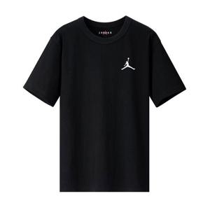 [나이키] 조던 점프맨 엠브로이드 면 남자 반팔티 반팔 티셔츠 블랙 DC7485-010
