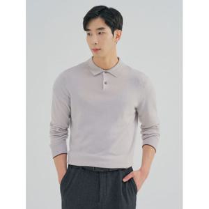 [올포유]남성 울 캐시미어 혼방 솔리드 카라 니트 AGSPM8331-102