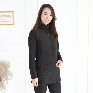 [모슬린]엄마옷 패딩 조끼 폴라티셔츠  MQG124981 마담 미시 중년여성 빅사이즈 할머니옷 50대 60대 70대