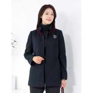 [모슬린]엄마옷 니트카라 모직자켓  MQG124806 마담 미시 중년여성 빅사이즈 할머니옷 50대 60대 70대