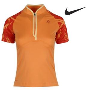 [나이키] 여성 ECHELON 기능성 하프짚업 반팔티셔츠 - 299000-891