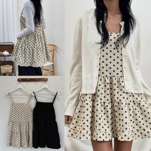 [시드마켓]도트끈나시캉캉원피스 511V655S 빅사이즈 여성의류