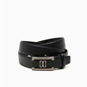 [닥스] 닥스 블랙 DD장식 소가죽 무광버클 자동벨트 DBBE5E764BK