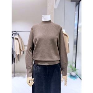 쉬즈미스 (SSKPOP42120) 하프넥 래글런 니트 풀오버