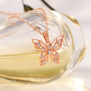 골드팡 14k 샤인페어리나비 펜던트