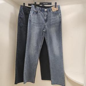 뱅뱅 HC15 뱅뱅 봄 여름 남성 허리 인밴드 쿨 맥스 스판 밑위가 긴 하이 라이즈 슬림 일자 청바지 NQL170