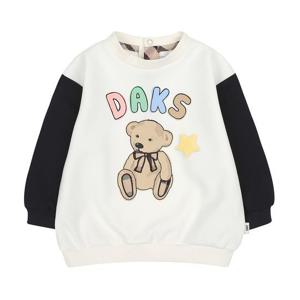 [닥스베이비]닥스베이비 그래픽 포인트 맨투맨 (EUF32TM29M_WT)