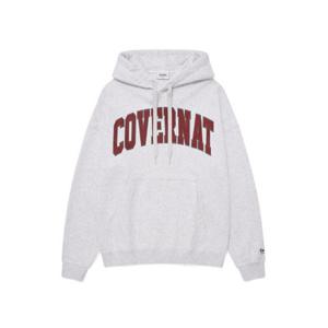 M 커버낫후드티 CQK CO2403HD04-HG 아치 로고 드롭핏 후디 헤더 그레이
