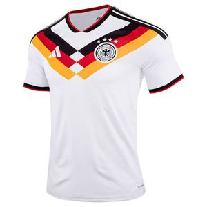 아디다스 독일 2026 홈 저지 S/S 축구유니폼 반팔 티셔츠 백색 KD8363