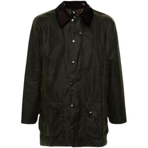 Barbour Beaufort 그린 Waxed 코튼 파카 MWX0017MWXOL99