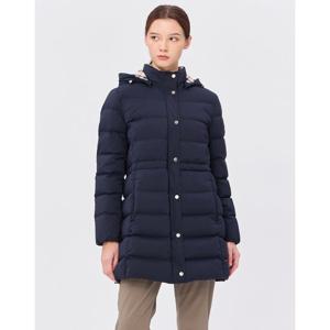 닥스 골프 여성 24FW 스테디셀러로고 패치 탈착후드 다운점퍼 (NAVY) WNJU4D705N2