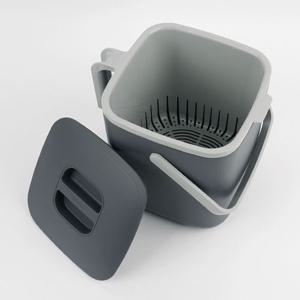 시스맥스 리템 5L 음식물 쓰레기통 핸들형 주방쓰레기통 음식물쓰레기통 주방쓰레기통 음식물분리수거 음식