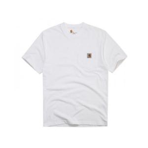 [칼하트]칼하트 포켓 반팔티 화이트 / K87-WHT