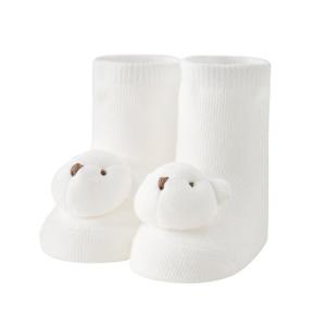 M밍크뮤D 25SS (WH)밍크인형양말 신생아양말 (3517001101)