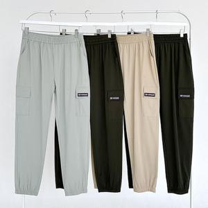 턴도우 허리밴딩 카고 조거팬츠 SD250612 트레이닝 팬츠 남자 여성 운동복 레깅스 트레이닝복 밴딩팬츠 카