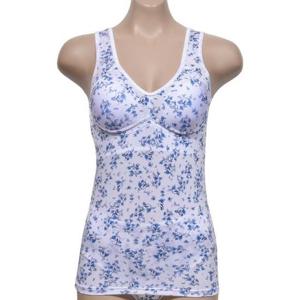 (린다) 플로럴 패턴 시원한 인견 여성 몰드 브라런닝