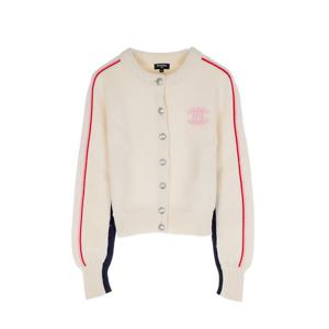 [엘러브] 샤넬 21N CC로고 가디건 34 아이보리/멀티컬러 5ET2079