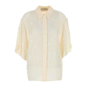 카밀라앤마크 아이보리 비스코스 오틸리 셔츠 N2T60717 CREAM